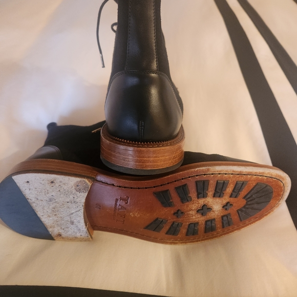 Taft Black Leather and Suede Men's Boots - Picture 4 of 7